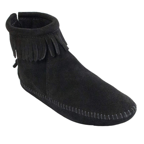 Minnetonka Back Zip Softsole Boot - Women