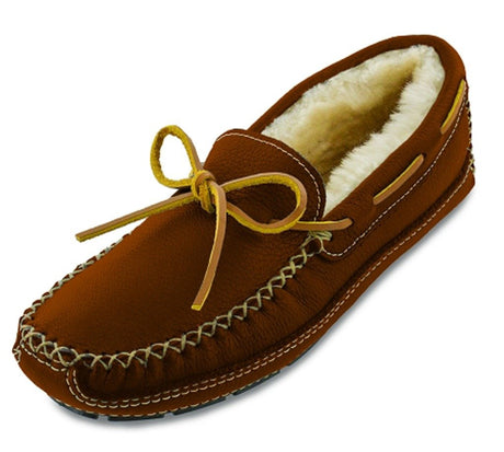 Minnetonka Sheepskin Moose Slipper - Men